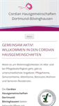 Mobile Screenshot of dortmund.cordian-pflege.de