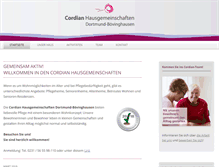Tablet Screenshot of dortmund.cordian-pflege.de
