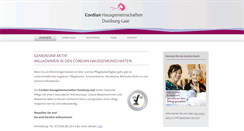 Desktop Screenshot of duisburg.cordian-pflege.de