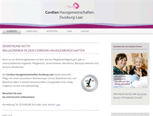 Tablet Screenshot of duisburg.cordian-pflege.de